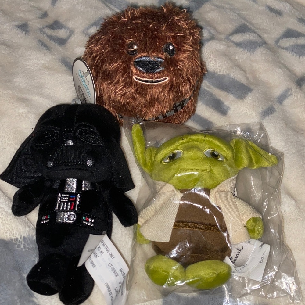 STAR WARS PLUSH CHARACTERS Darth Vader, Chewbacca and Yoda ALL NEW